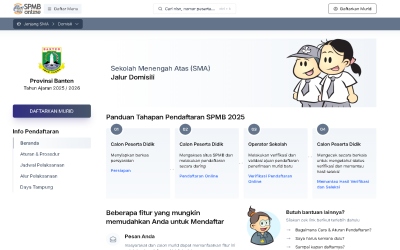 SISTEM PENERIMAAN MURID BARU (SPMB) TA 2025/2026