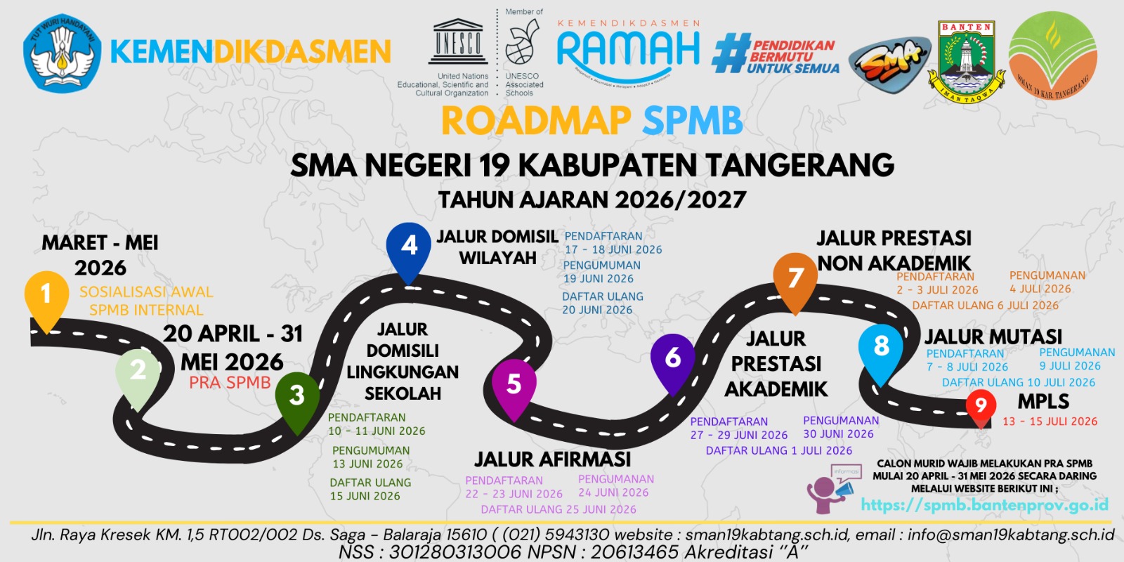 Pembukaan Pra SPMB Tahun Ajaran 2026/2027